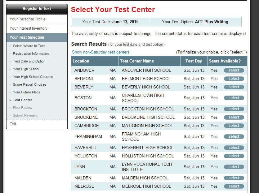 How to Choose the Best ACT Test Locations