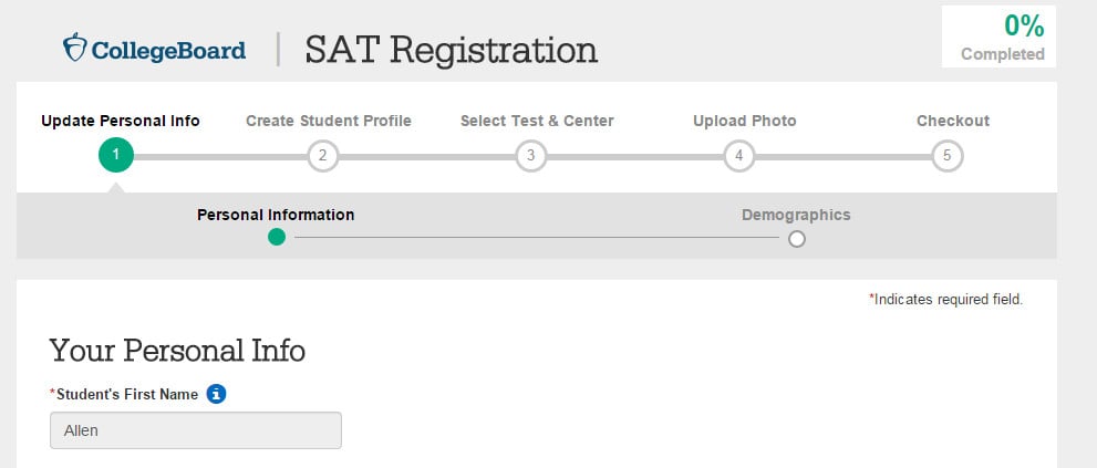 Step-by-Step Guide With Pictures: SAT Registration