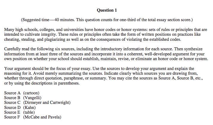 ap english language and composition exam argument essay