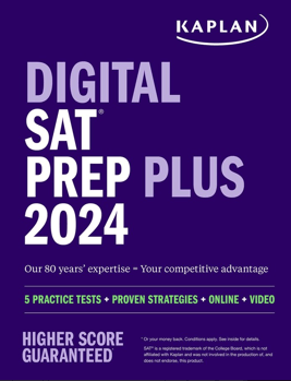 Kaplan Digital SAT Prep Plus 2024