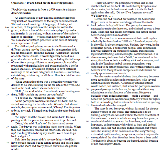 The 3 Types of SAT Reading Passages You Should Know