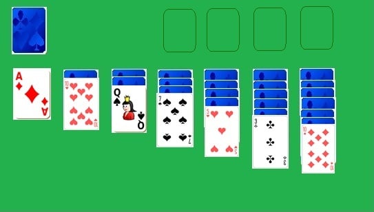 Solitaire Setup Diagram