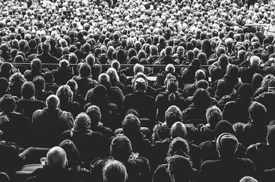 body-black-and-white-audience