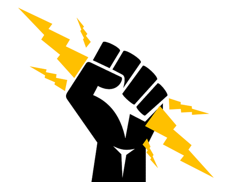 body-fist-holding-lightning