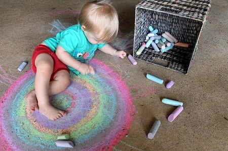 body-preschooler-art-chalk-drawing