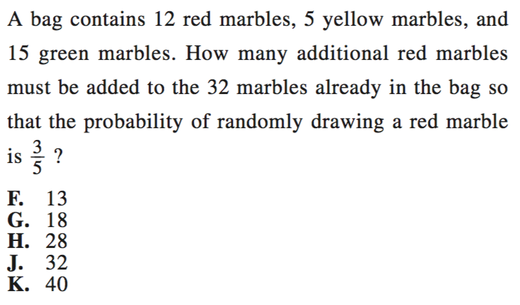 how to solve math probability questions