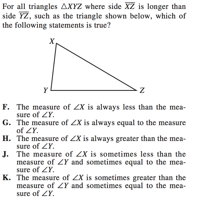 Triangles on ACT Math Geometry Guide and Practice Problems