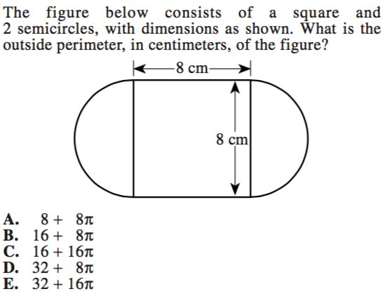 Circles On Act Math Geometry Formulas And Strategies Circles On Act Math Geometry Formulas And Strategies