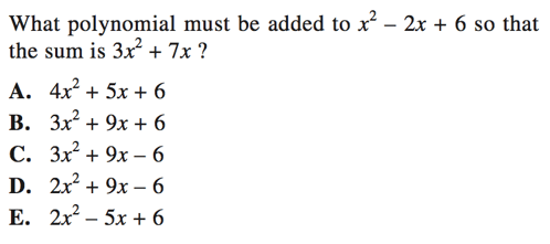 Polynomials on ACT Math: Complete Guide and Practice