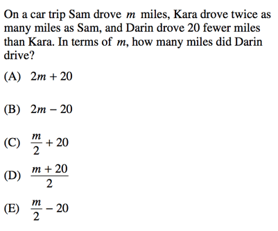 The Complete Guide To Sat Math Word Problems Body Sat Word Problem 1