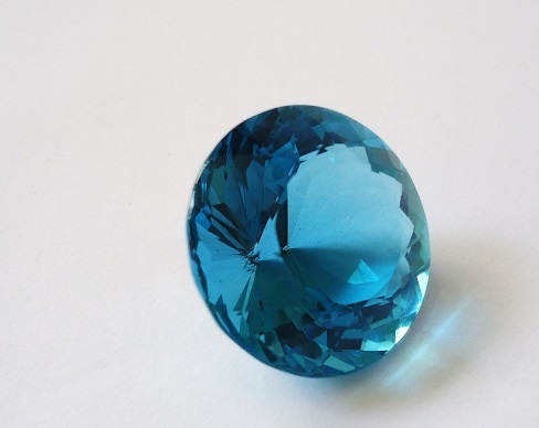 Blue store precious stone