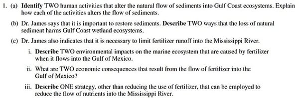 the complete guide to ap environmental science frqs frq format