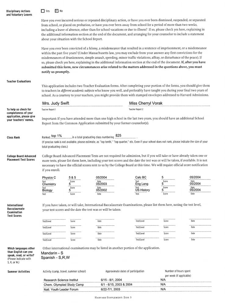 Common application activity essay sample