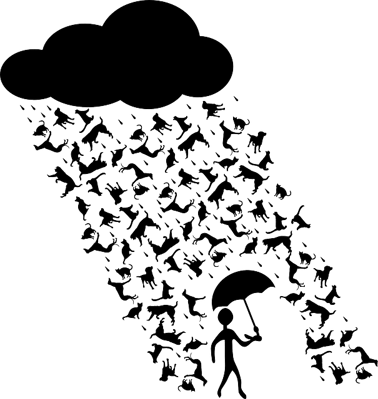 body_idiom_raining_cats_dogs