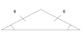 solve geometric problems with angles and triangles body_isosceles_6_leg