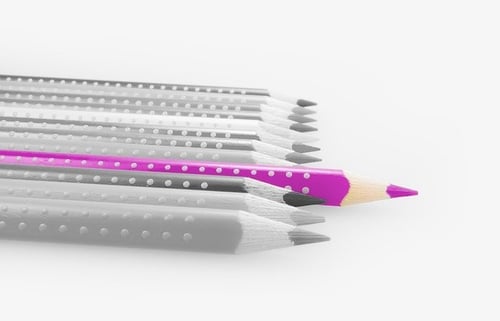 body_purple_pencil_among_gray_pencils