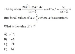 The 13 Hardest SAT Math Questions Ever