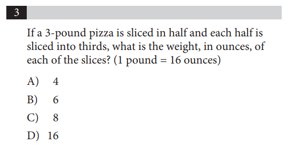 Sat Math Questions Worksheet