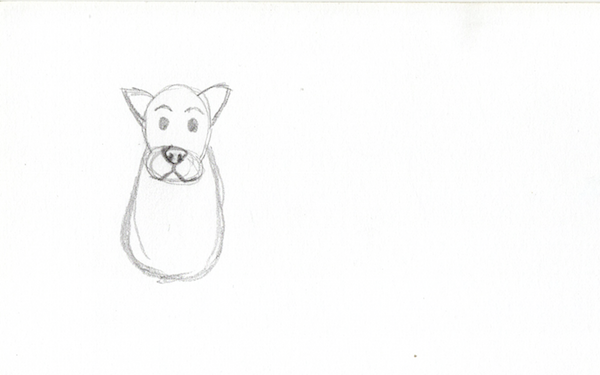 Featured image of post How To Draw A Dog Head Easy / In this lesson we will go over the steps of drawing a st.