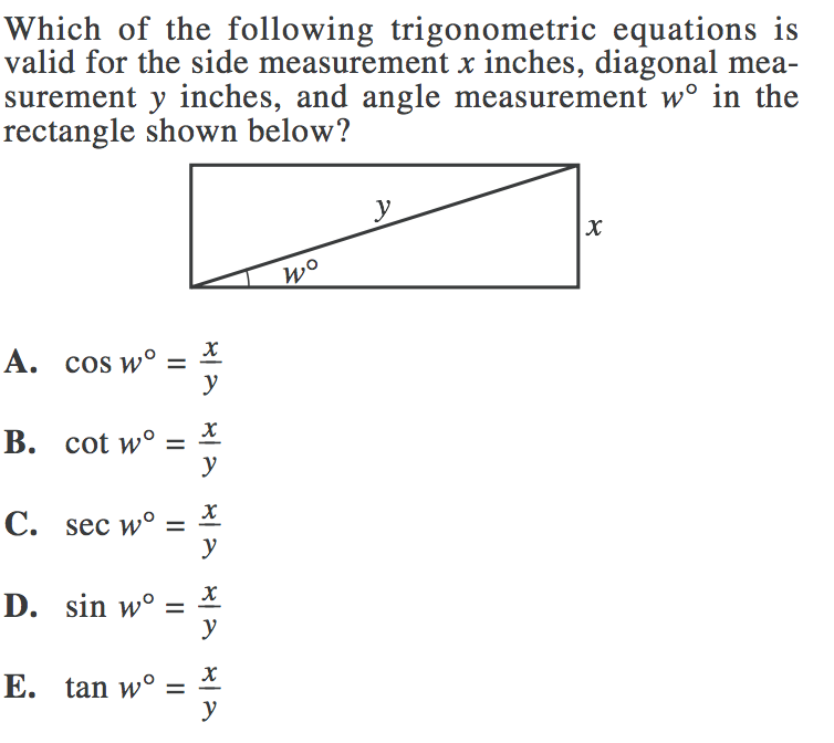 ACT Trigonometry The Complete Guide · PrepScholar