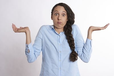 writing an essay intro feature-unsure-shrug-what