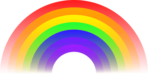 Choose the correct answer one of the colors in the rainbow is