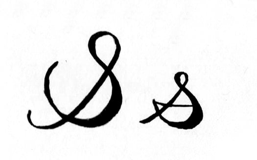 fancy cursive letters uppercase