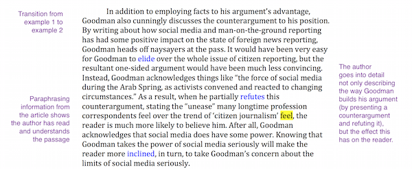 Sat essay sample answers image